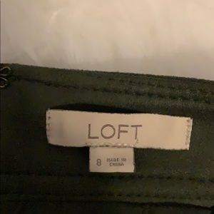 LOFT Skirts - Loft Olive Green Faux Suede Size 8 Skirt LOFT Skirts - Loft Olive Green Faux Suede Size 8 Skirt